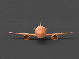 boeing 737 Model Cetak 3D