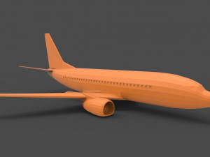 boeing 737 Model Cetak 3D