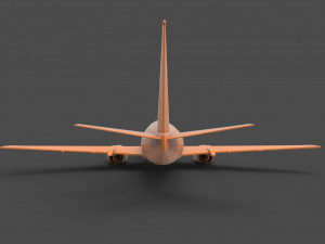 boeing 737 Model Cetak 3D