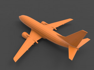 boeing 737 Model Cetak 3D