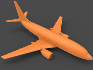 boeing 737 Model Cetak 3D