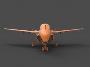 grumman a-6 3D Print Model