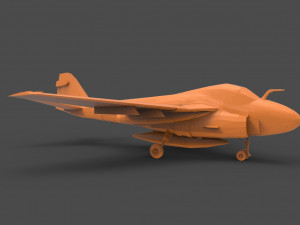 grumman a-6 3D Print Model
