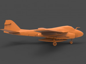 grumman a-6 3D Print Model