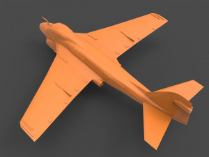 grumman a-6 3D Print Model