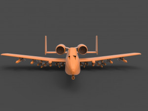 a-10 thunderbolt 3D Принт Модель