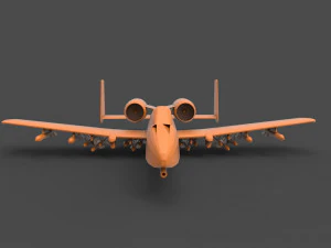 a-10 thunderbolt 3D Print Model