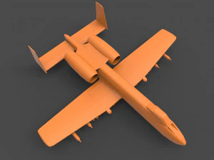 a-10 thunderbolt 3D Print Model