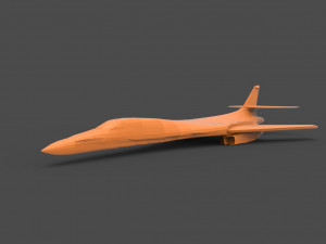 rockwell b-1 3D 打印模型