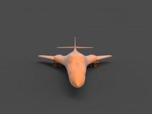 rockwell b-1 3D 打印模型