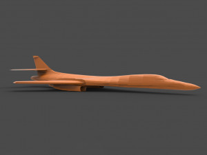 rockwell b-1 3D 打印模型