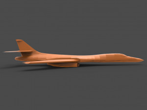 rockwell b-1 3D 打印模型