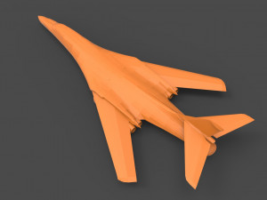 rockwell b-1 3D 打印模型