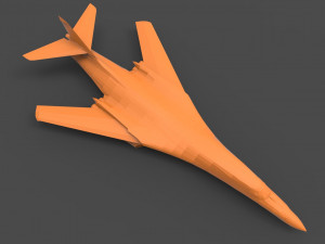 rockwell b-1 3D 打印模型