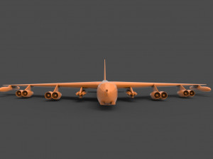 b-52 stratofortress 3D 프린트 모델