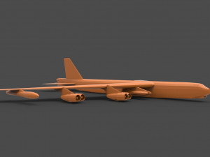b-52 stratofortress 3D 프린트 모델