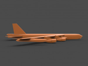 b-52 stratofortress 3D 프린트 모델