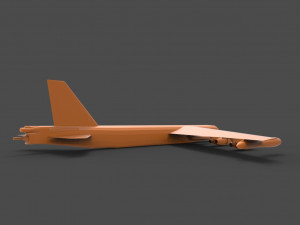 b-52 stratofortress 3D 프린트 모델