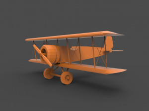biplane2 Modelo de Impressão 3D