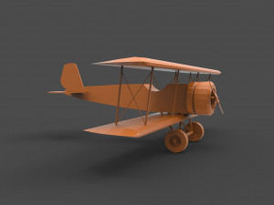 biplane2 Modello di stampa 3D