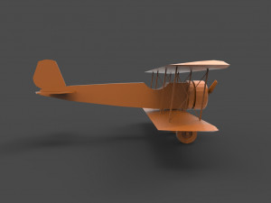 biplane2 Modello di stampa 3D