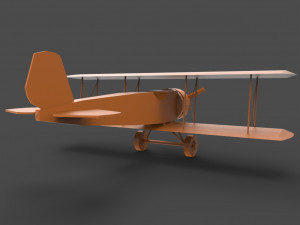 biplane2 Modello di stampa 3D