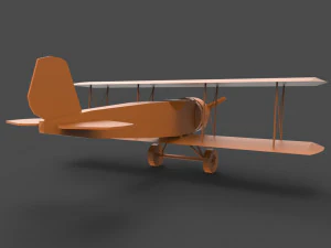 biplano2 Modello di stampa 3D