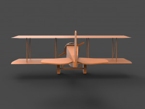 biplane2 Modello di stampa 3D