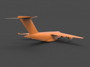 c-17 globemast Modello di stampa 3D