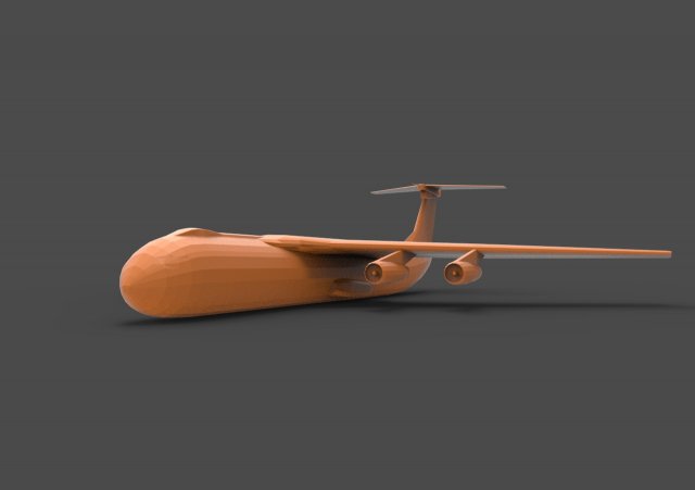 c-141 starlifter Modello di stampa 3D .c4d .max .obj .3ds .fbx .stl .blend 