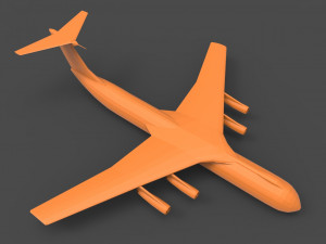 c-141 starlifter Modello di stampa 3D