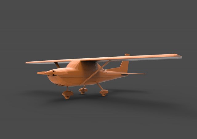 cessna 170 3D-Druckmodell .c4d .max .obj .3ds .fbx .stl .blend 