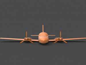 cessna 402 3D Print Model