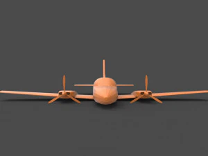 cessna 402 3D Print Model