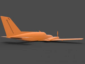 cessna 402 3D Print Model