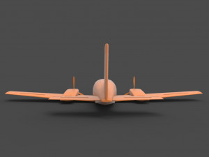 cessna 402 3D Print Model