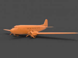douglas dc-3 3D Print Model