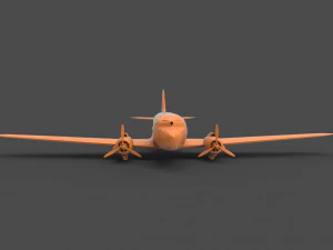 douglas dc-3 3D Print Model