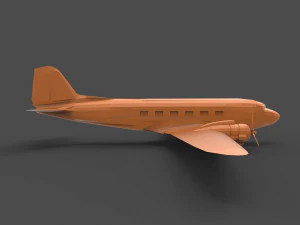 douglas dc-3 3D Print Model