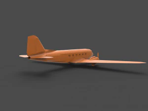 douglas dc-3 3D Print Model