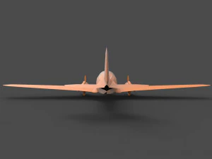 douglas dc-3 3D Print Model