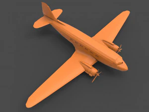 douglas dc-3 3D Print Model