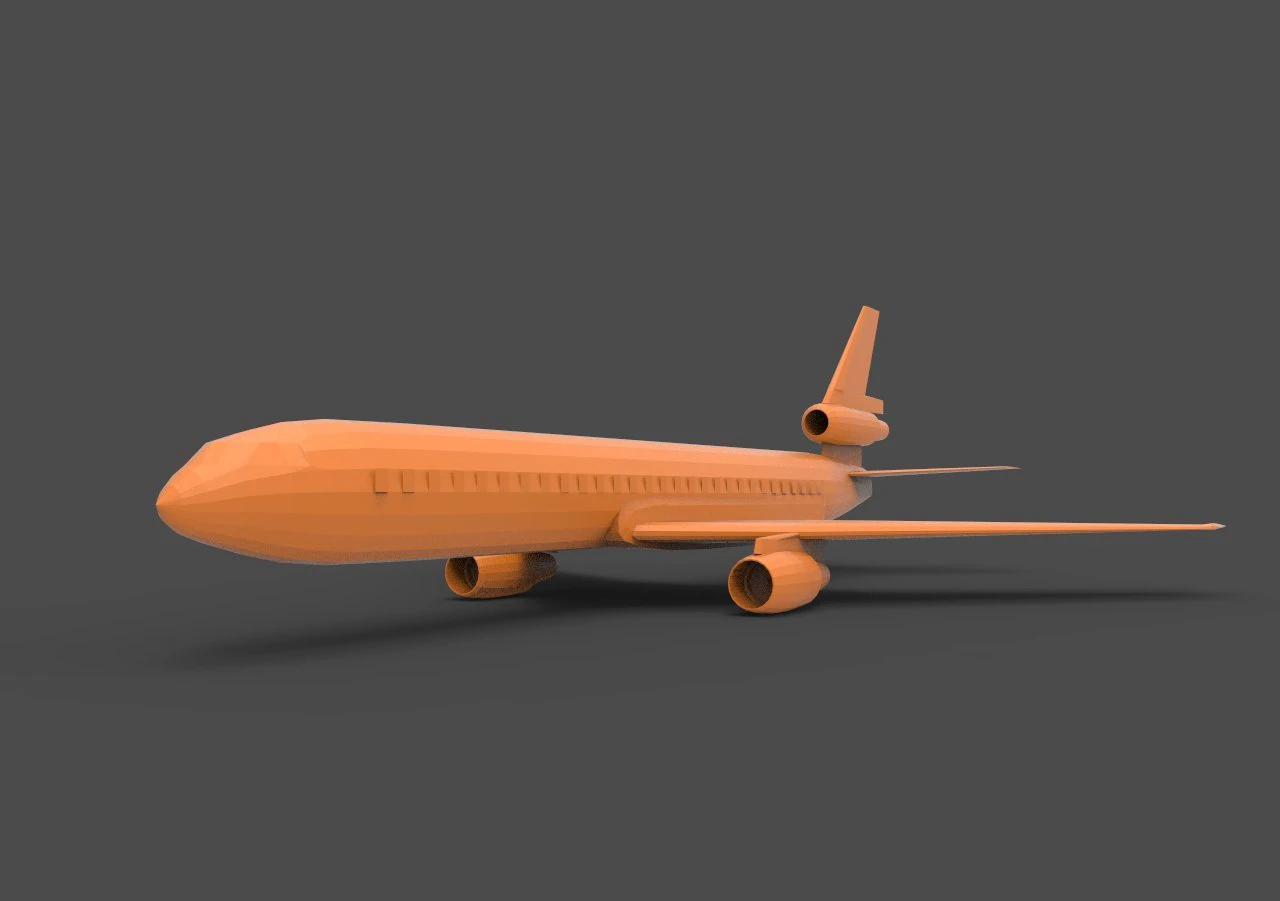 douglas dc-10 Model Cetak 3D .c4d .max .obj .3ds .fbx .stl .blend 