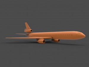 douglas dc-10 3D 打印模型