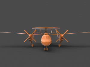 e-2 hawkeye 3D 프린트 모델