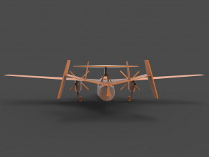 e-2 hawkeye 3D 프린트 모델