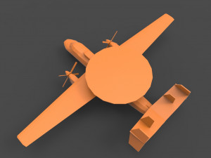 e-2 hawkeye 3D 프린트 모델