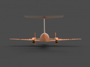 embraer emb 120 Modello di stampa 3D