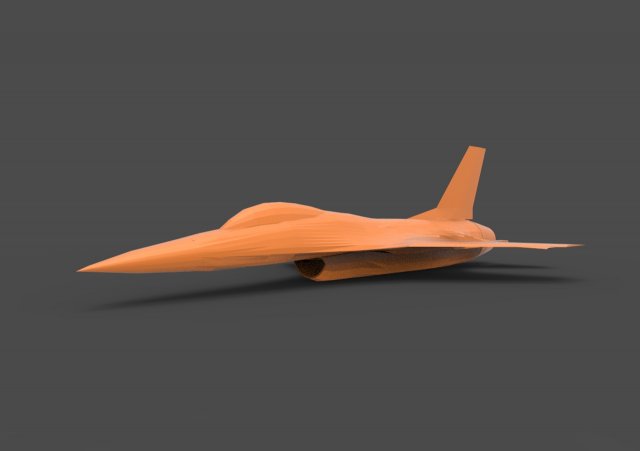 general dynamics f-16 3D 打印模型 .c4d .max .obj .3ds .fbx .stl .blend 