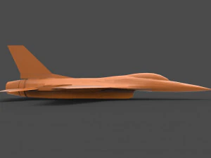 general dynamics f-16 3D Print Model